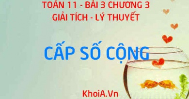 Cấp số cộng là gì? Công thức tính tổng cấp số cộng và Công sai của cấp số cộng - Toán 11 bài 3
